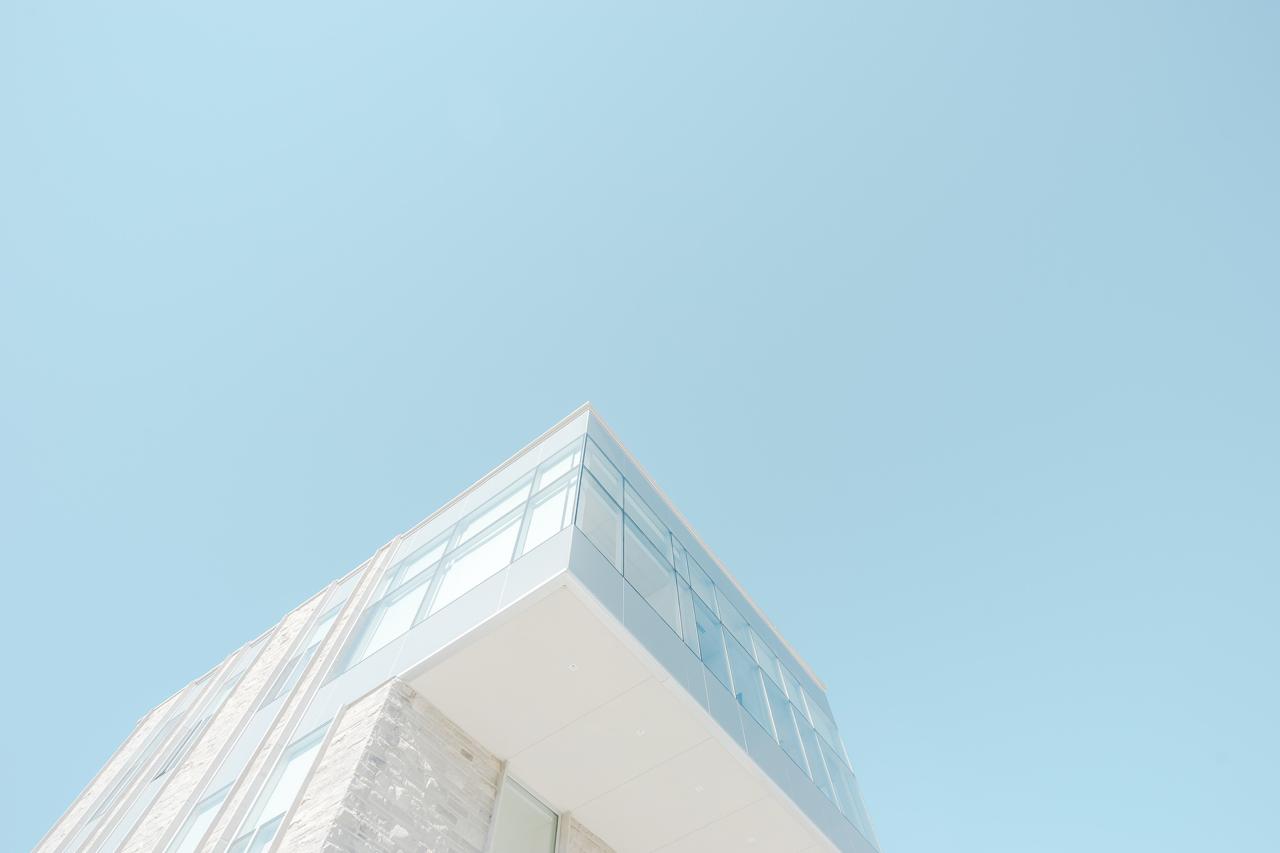 Angled Glass Building